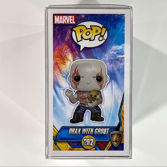 Marvel Guardians of the Galaxy Vol. 2 DRAX WITH GROOT #262 Funko Pop! Exclusive - Picture 4 of 8